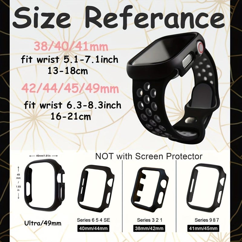 49mm White Watch Case with Silicone Strap Compatible for 38mm to 49mm Models - Image 2