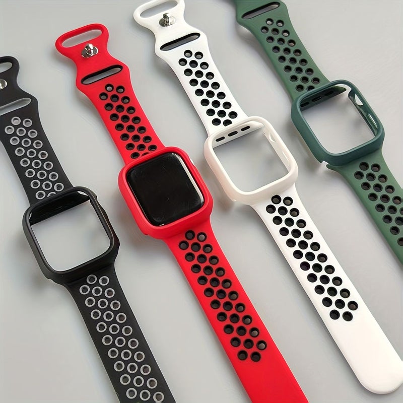 49mm White Watch Case with Silicone Strap Compatible for 38mm to 49mm Models - Image 3