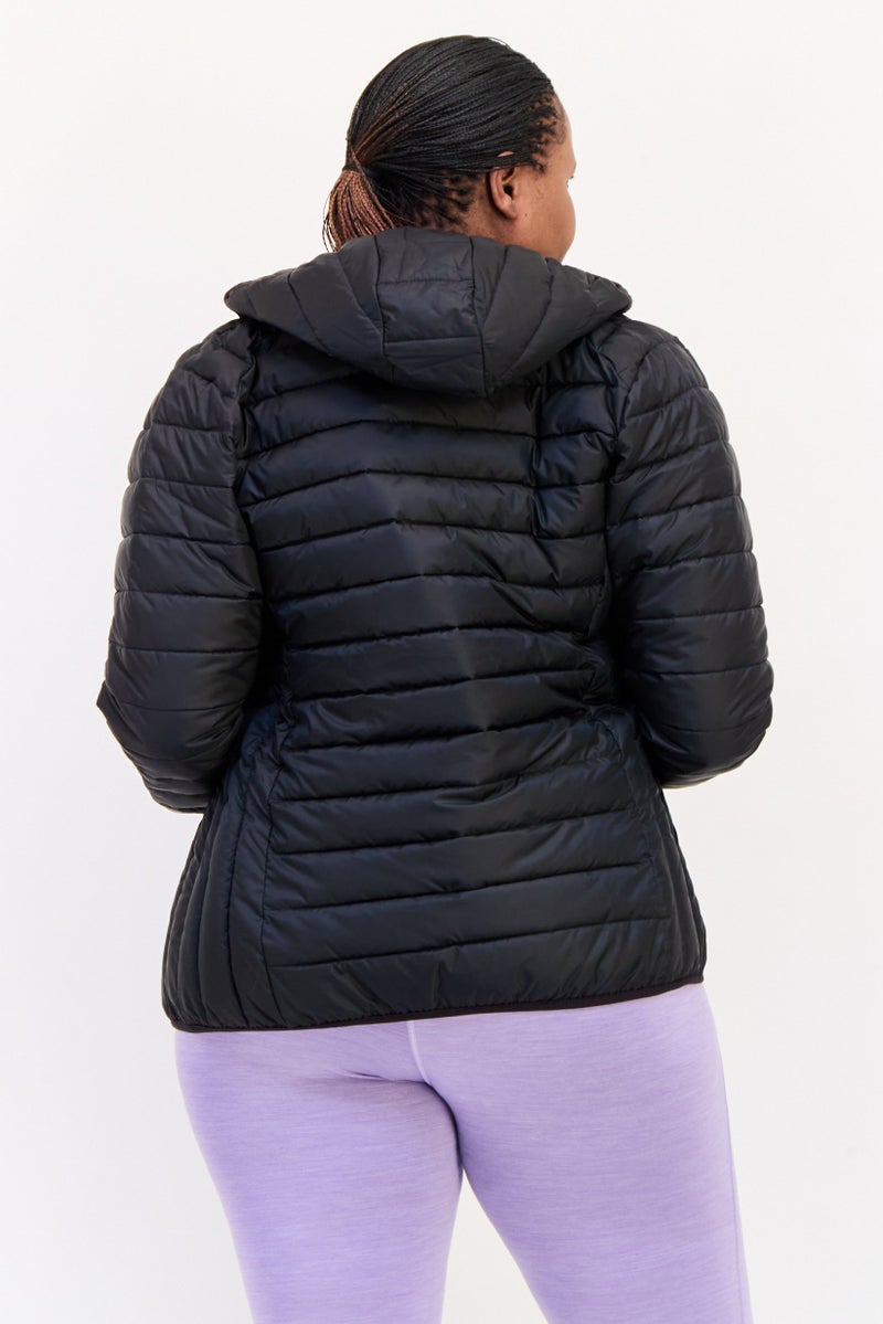 Ellesse Women Sportswear Fit Hooded Outdoor Jacket, Black - Image 4