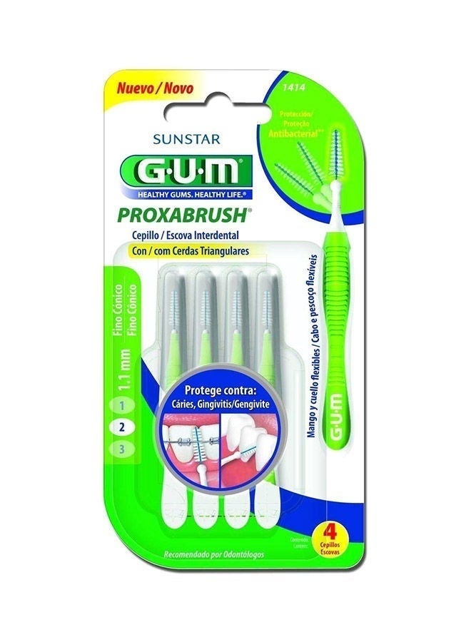 SUNSTAR Gum Trav-Ler Interdental Brush, Green