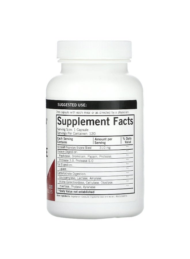 Kirkman Labs, Enzyme Complete With DPP-IV, 120 Capsules (Packaging may vary) - Image 2