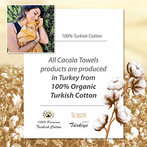 Cacala Lightweight and Thin Turkish Beach Towel 100% Cotton Sand-Free and Quick-Drying Goodness Perfect as an Extra Large Travel Towel, Beach Accessory, or Gift for Beach Lovers, 37 x 70 - Image 5