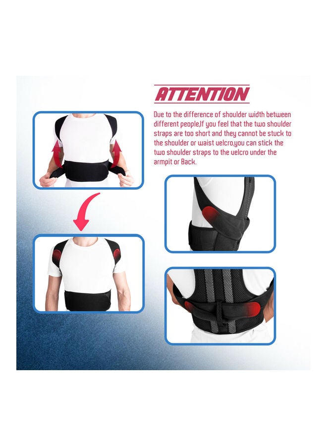 Loquat Posture Corrector for Men Women Back Brace Adjustable Straps Shoulder Support Trainer - Image 5