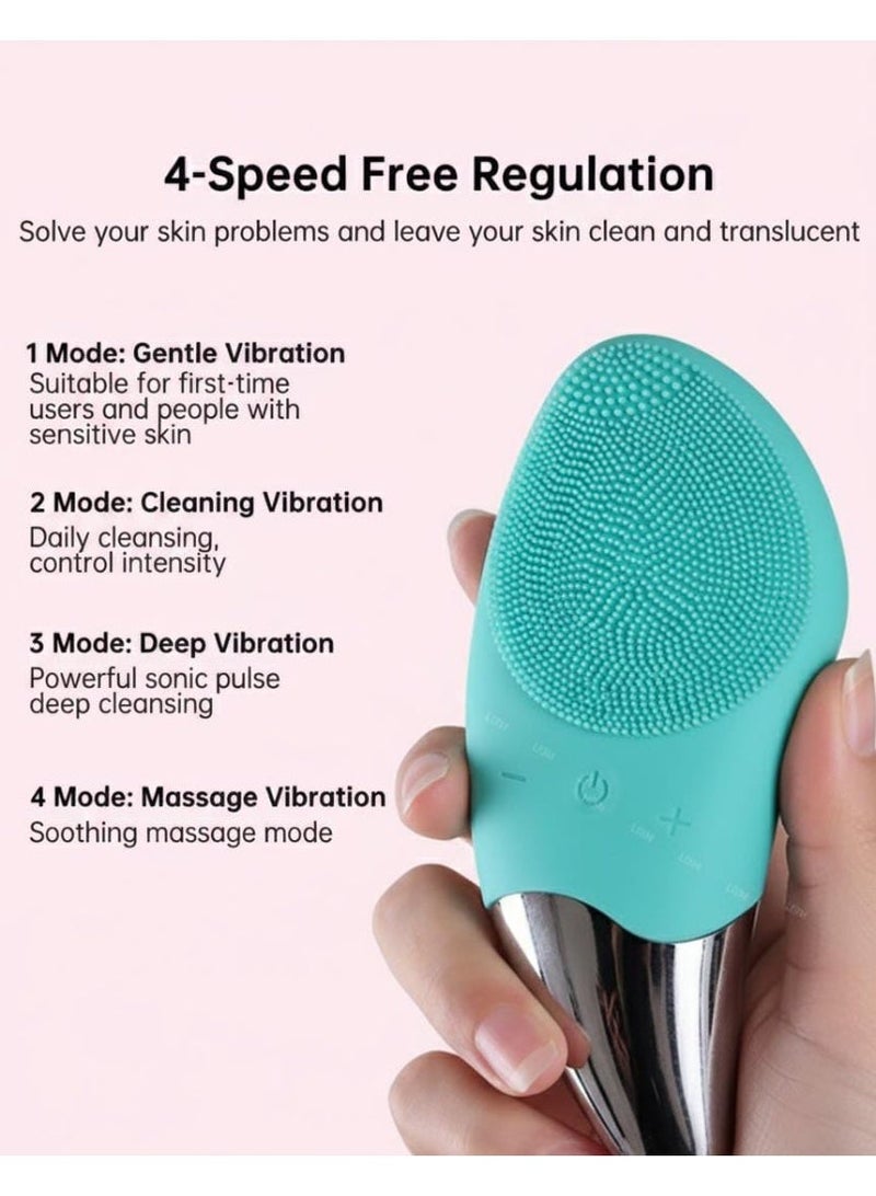 سبيس شوب جهاز تنظيف الوجه من السيليكون (قد يختلف اللون) - Image 3