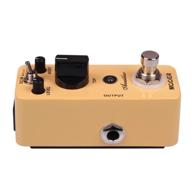 MOOER Acoustikar Micro Acoustic Guitar Simulator Pedal, 3 Modes Piezo/Standard/Jumbo, True Bypass Electric Guitar Acoustic Simulation  Stompbox - Image 3