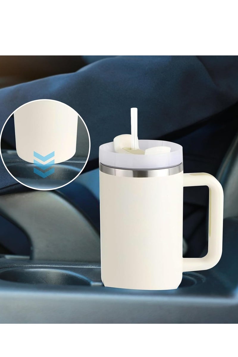 bullga Bullga Thermal Cup with Straw, 40 oz., Drinking Cup with Lid, Handle, and Straw for Hot and Cold Drinks, Portable Cup  - Image 5
