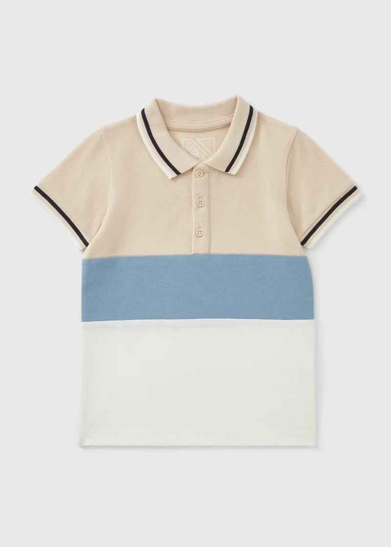 Matalan Boys Multicolour Cut & Sew Polo Top