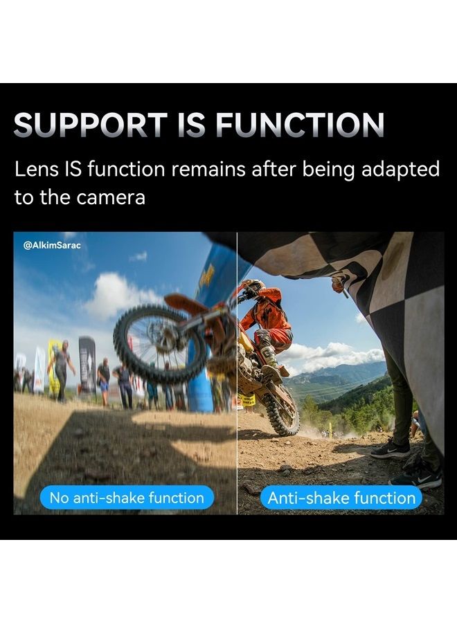 7artisans EF-EOS M Lens Adapter Auto-Focus Lens Speedbooster Converter Ring Compatible for Canon EF/EF-M Lens and Canon EOS M-Mount Camera for Canon M1, M6, M10, M50, M100 - Image 2