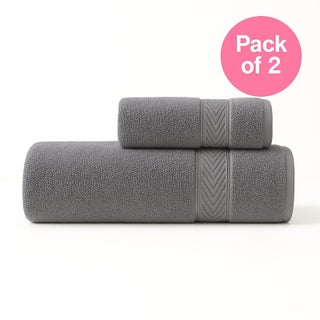 Grey Towel Set – 600 GSM