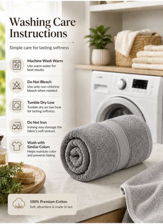 Grey Towel Set – 600 GSM