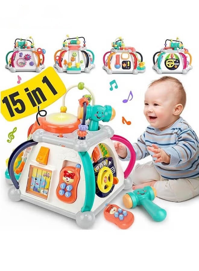 15-in-1 Multifunctional Educational Toy | Parents' Top Choice | Music & Lights to Inspire Baby's Potential | Safe & Eco-Friendly Design, Suitable for 6-36 Months - Image 1