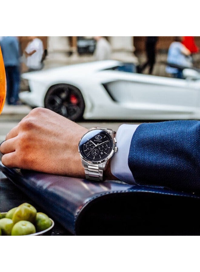 Rossini Men's Automatic Mechanical Watch Casual Business Swiss Style Men's Wrisch Birthday Gift New Year Gift - Image 3