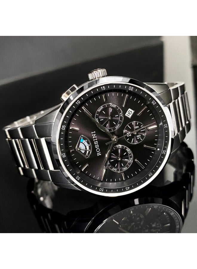 Rossini Men's Automatic Mechanical Watch Casual Business Swiss Style Men's Wrisch Birthday Gift New Year Gift - Image 4