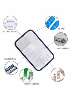 Leng Ke Insulin Cooler Travel Carrying Case, Insulated Cooling Bag With 2 Ice Packs  - Image 4