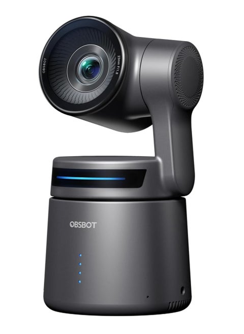 OBSBOT Tail Air NDI Streaming Camera 4K, AI Tracking PTZ Camera with Intelligent APP, Gesture Control, HDMI/USB-C/Wireless Webcam, Live Streaming Video Cameras for Filming, Worship, Content Creator.