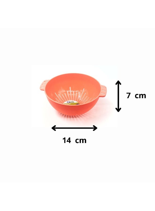 كلوكس طقم مصفاة الفواكه الذكية للمطبخ - مصفاة صغيرة الحجم لغسيل وتقديم الفواكه والوجبات الخفيفة 4 حبة - Image 2