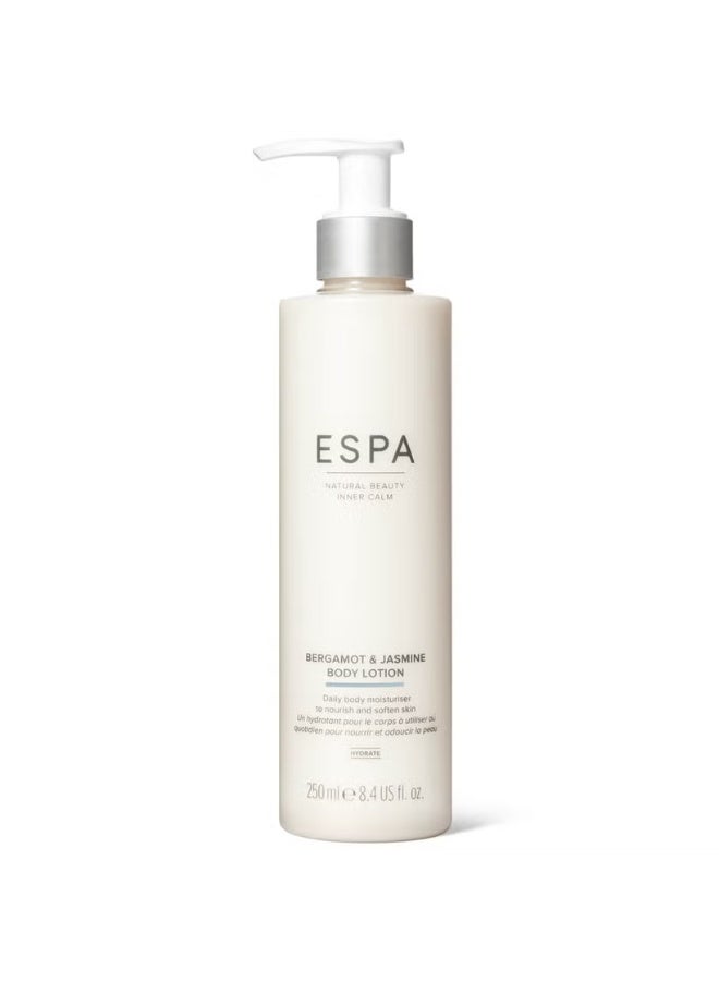 ESPA Bergamot and Jasmine Body Lotion 250ml - Image 1