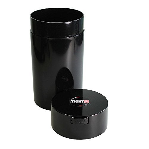 TIGHTPAC Tightvac - 3 oz to 12 Ounce - Patented Airtight Container | Multi-use Vacuum Container Works as Smell Proof Containers for Herbs and Dry Goods. Black - Image 2