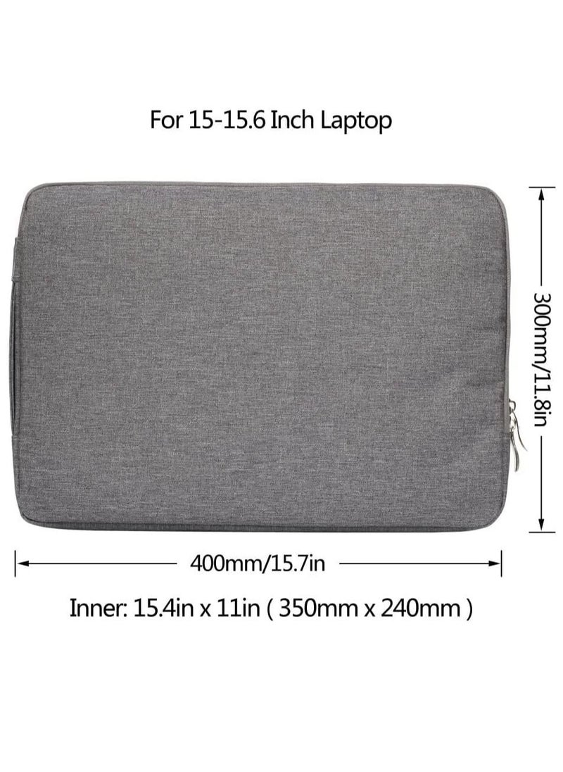 Generic Laptop Sleeve Bag Compatible with MacBook Air 13 inch A2337 M1 A2179 A1932 2018-2022/Pro 13 M2 M1 A2338 A2251 A2289 A2159 A1989 A1706 A1708, Polyester Vertical Case with Pocket (Grey)  - Image 3