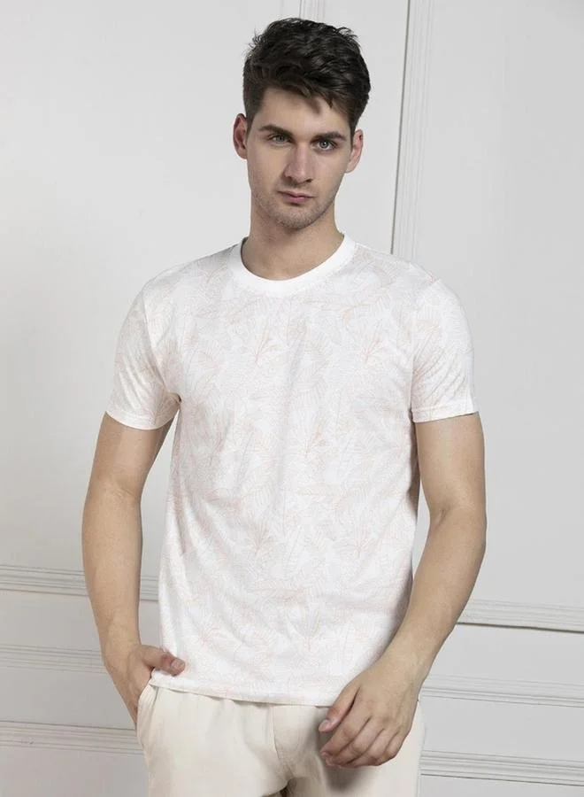 Dennis Lingo Dennis lingo Tie and Dyed Print Cotton T-Shirt