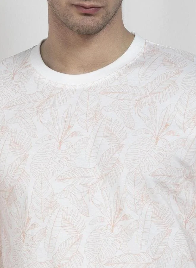 Dennis Lingo Dennis lingo Tie and Dyed Print Cotton T-Shirt