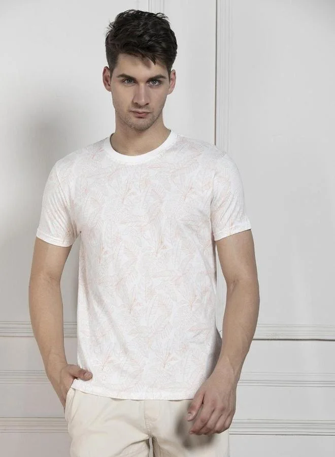 Dennis Lingo Tie and Dyed Print Cotton T-Shirt