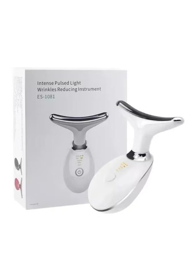 ES-1081 Anti-Aging LED Face Massager – IPL Wrinkle Reducing & Puffiness Relief Instrument, Rechargeable, Therapy Multicolour - Image 1