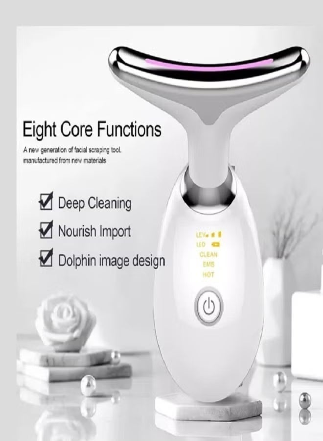 ES-1081 Anti-Aging LED Face Massager – IPL Wrinkle Reducing & Puffiness Relief Instrument, Rechargeable, Therapy Multicolour - Image 3