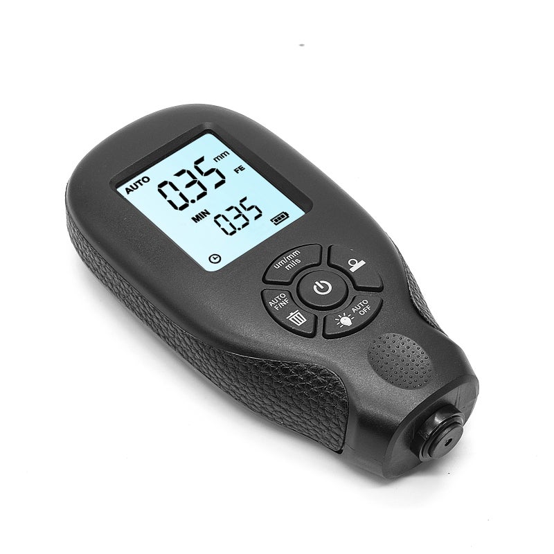 مقياس السماكة 0-2000 ميكرون أسود - مقياس سماكة رقمي مع شاشة LCD سهلة التشغيل لاختبار طلاء السيارات وقياس الأسطح المعدنية - Image 4