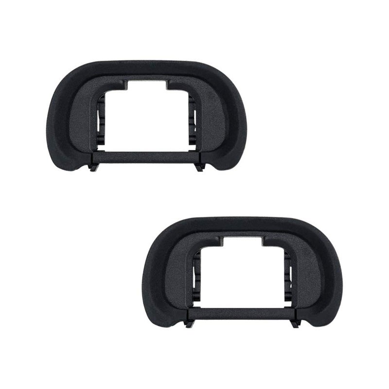 JJC Camera Eyecup Eyepiece Viewfinder for Sony A7 III A7 II A7 A7R IV A7R III A7S II A7S A99 II A9 A58 Camera, Soft Silicone Eye Cup Replacement of Sony FDA-EP18 (2 Pack) - Image 1