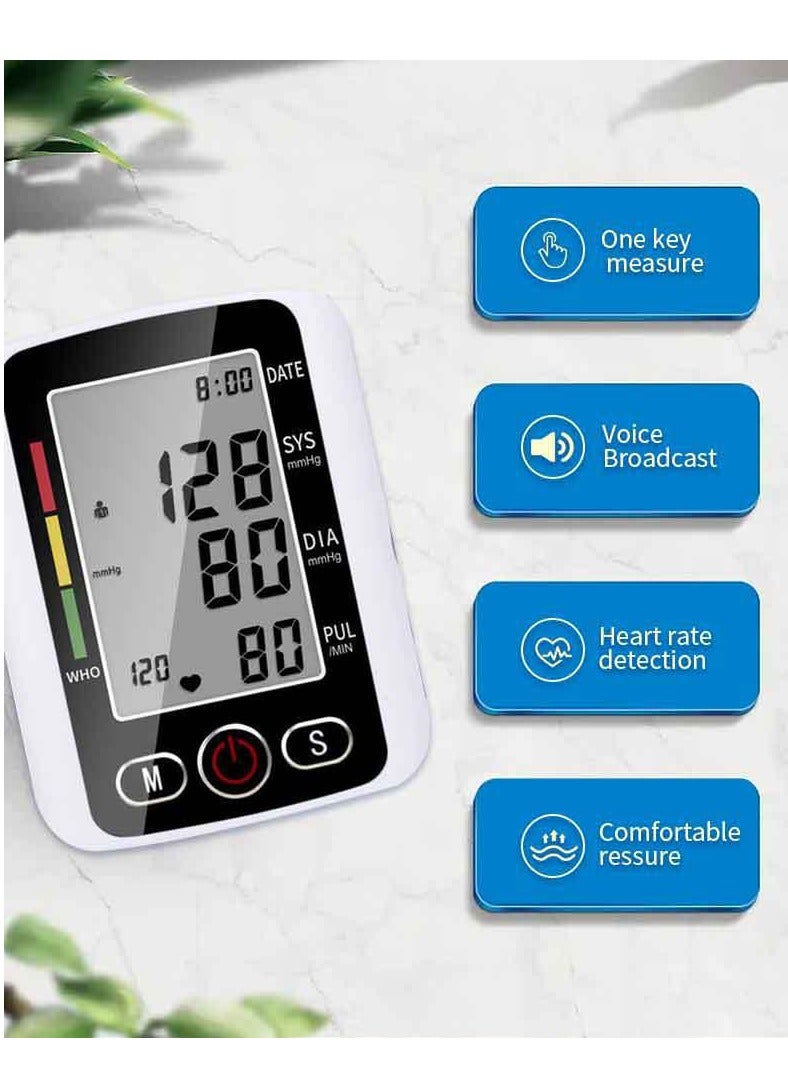 Furtey Home Electronic Arm Blood Pressure Monitor with Heartbeat Detection Is Simple to Measure - Image 2