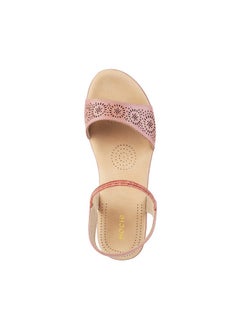 Mochi Mochi Women Peach Synthetic Sandals 6-UK (39 EU) (44-1481)  - Image 5