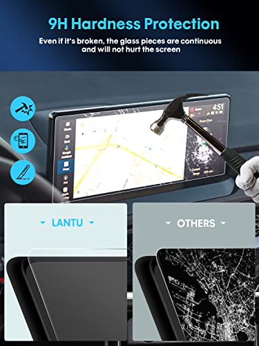 LANTU Car Screen Protector for Honda Accord 2024 2025 2023 Accessories 12.3'' Navigation Tempered Glass Touch Screen Anti Glare for Accord Hybrid, Sport, Sport-L, EX-L, Touring - Image 2