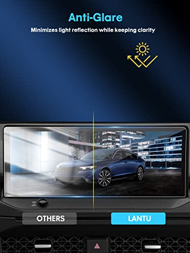 LANTU Car Screen Protector for Honda Accord 2024 2025 2023 Accessories 12.3'' Navigation Tempered Glass Touch Screen Anti Glare for Accord Hybrid, Sport, Sport-L, EX-L, Touring - Image 3