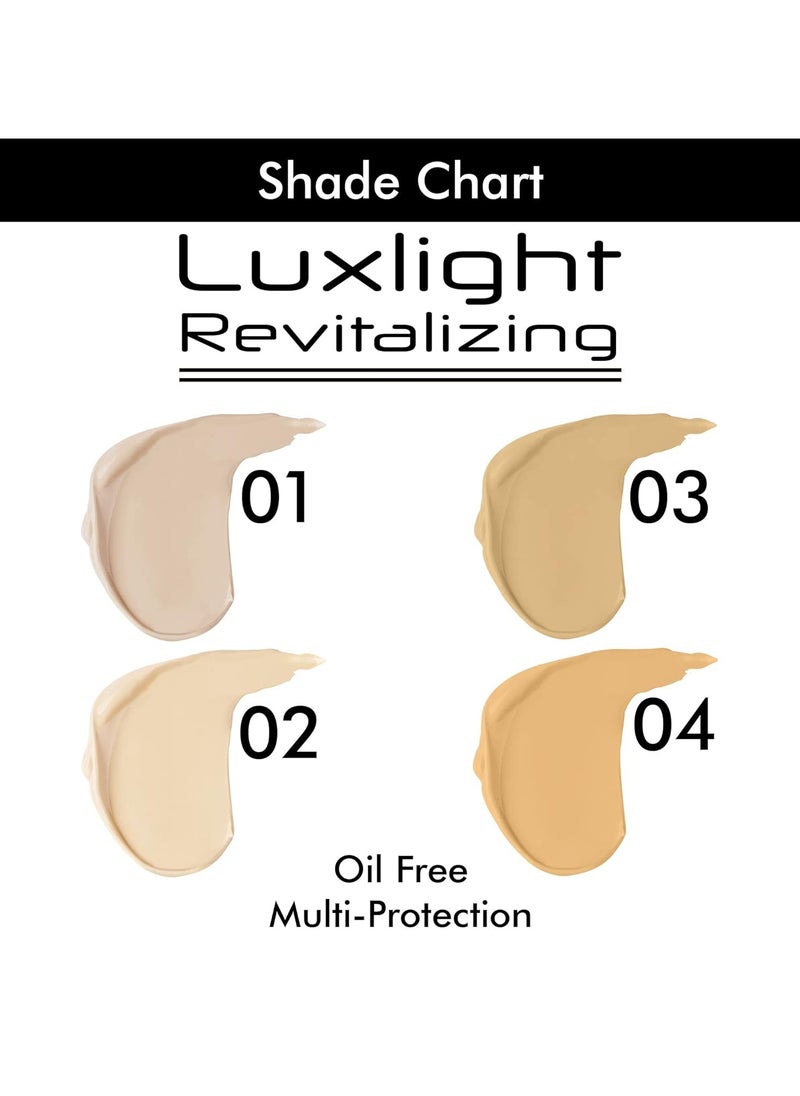 COLORS QUEEN luxlight Revitalizing Foundation Oil Free Multi Protection SPF30 PA Non Sticky Matte Finish Waterproof Long Lasting Beige  - Image 5