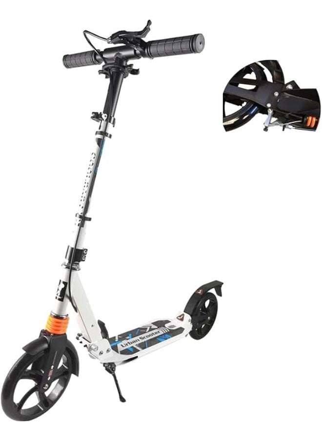Cool Baby COOLBABY Adult Scooter with Dual Suspension, Hight-Adjustable Urban Scooter Folding Kick Scooter With Big Wheels For Teens Kids Age 12 Up  - Image 2