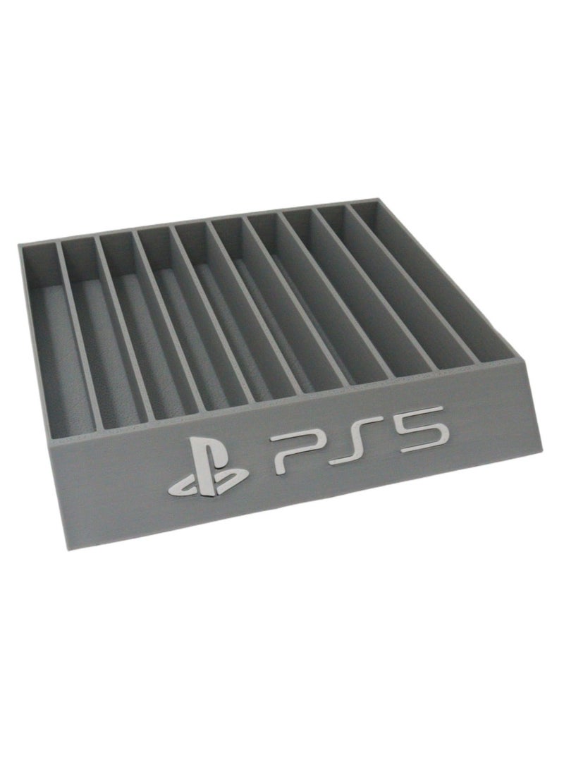 3D Brothers PS5 Games Organizer, playstation Disk Organizer Stand Base for 10 Games (Holds 10 Discs) - Image 4