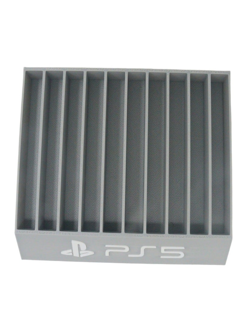 3D Brothers PS5 Games Organizer, playstation Disk Organizer Stand Base for 10 Games (Holds 10 Discs) - Image 3