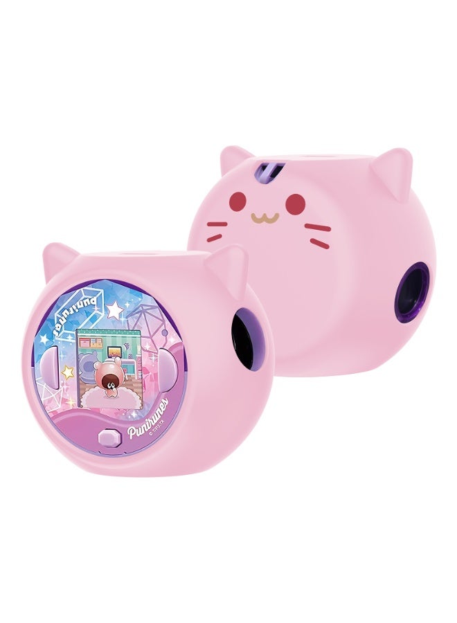 Case for Takara Tomy PuniRunes, Soft Silicone Shock-Proof Cover for Takara Tomy PuniRunes Virtual Pet, Anti-Scratch Durable Full-Body Protection Case (Pink)