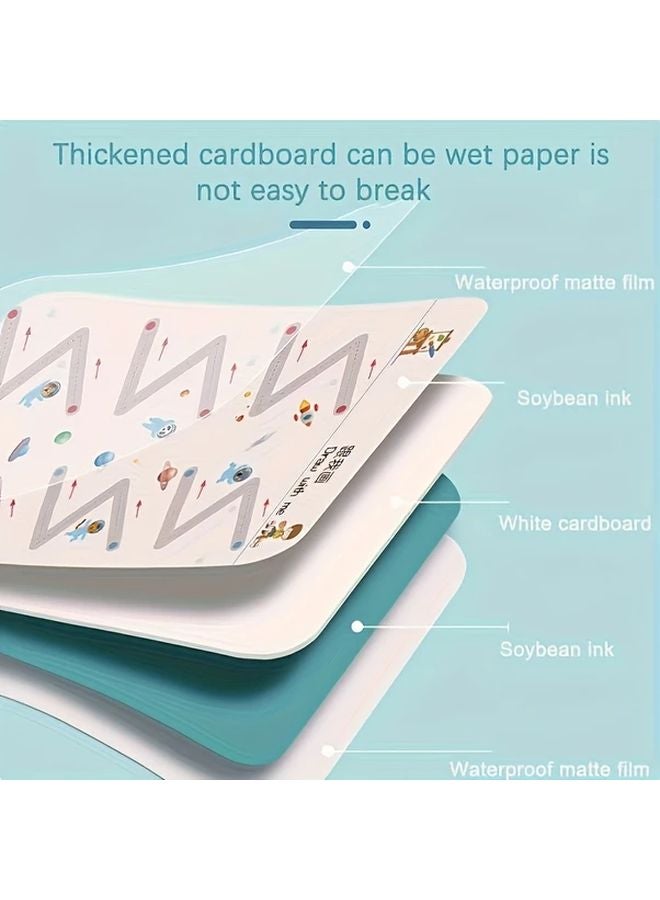 Pink Reusable Childrens Writing Book 32 Page Erasable Exercise Training Manual Ages 3 6 - Image 5