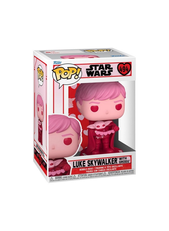 Funko Pop Star Wars: Valentines Luke Skywalker & Grogu - Image 2