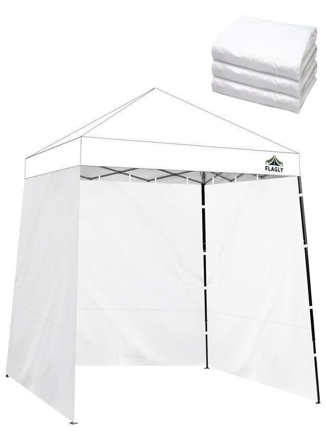 Flagly Slant Leg Canopy Sidewalls 3 Pcs (8x10ft) - Image 1