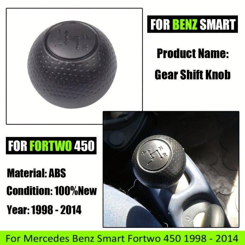 Automatic Black Gearshift Knob For Smart Fortwo 2014 2013 1998 Shift Lever Compatible Replacement Interior Accessories - Image 4