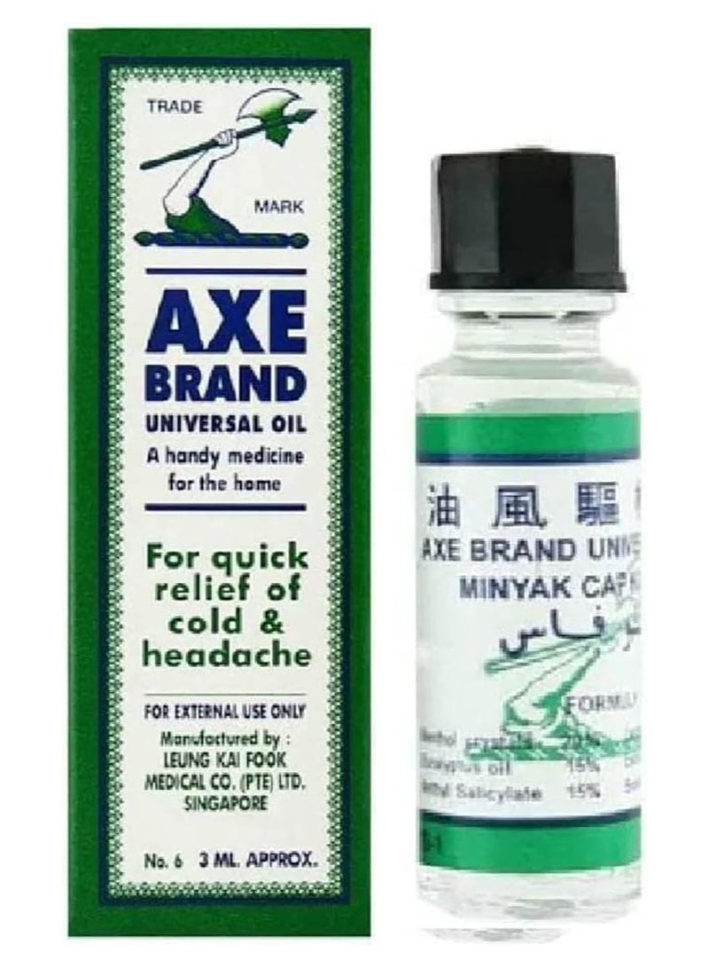 Axe Cold And Headache Quick Relief Universal Oil, 1X3ml - Image 1
