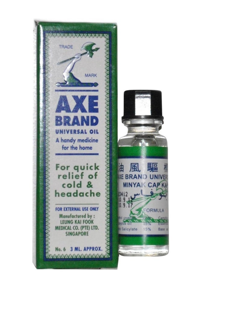 Axe Cold And Headache Quick Relief Universal Oil, 1X3ml - Image 2