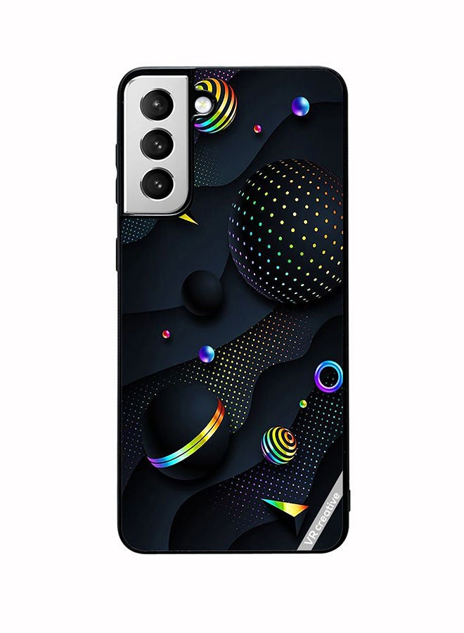 VR CREATIVE Protective Case Cover For Samsung Galaxy S22 Plus 5G Retro Design Design Multicolour - Image 1