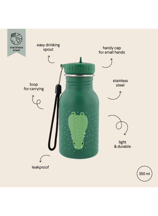 Trixie Stainless Steel Water Bottle - 350ml - Mr. Croccodile - Image 4