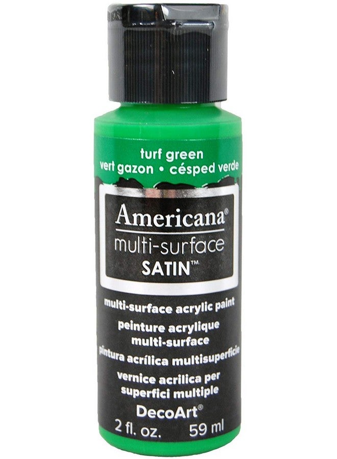 DecoArt Americana Multi-Surface Satin Acrylic Paint 2oz-Turf Green