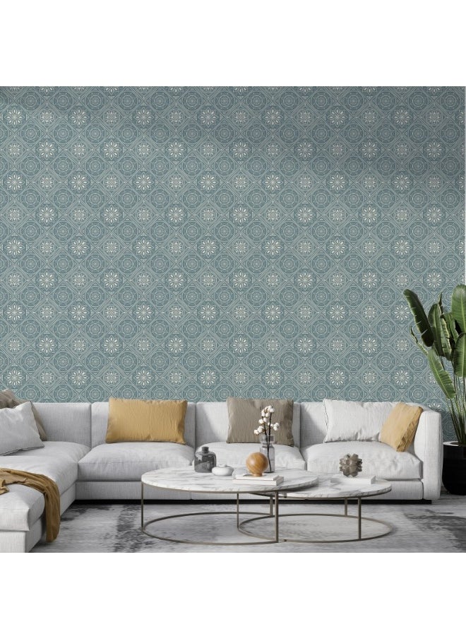 Capel Burmese Flower Fabric Wallpaper Covers An Area ​​Up To 4.2Mx3M With Adhesive  And Smoothing Tool - pzsku/ZE961104264C3DBDB28D3Z/45/_/1728392919/65defd22-0037-4a9a-858d-9da1f9fef3f5