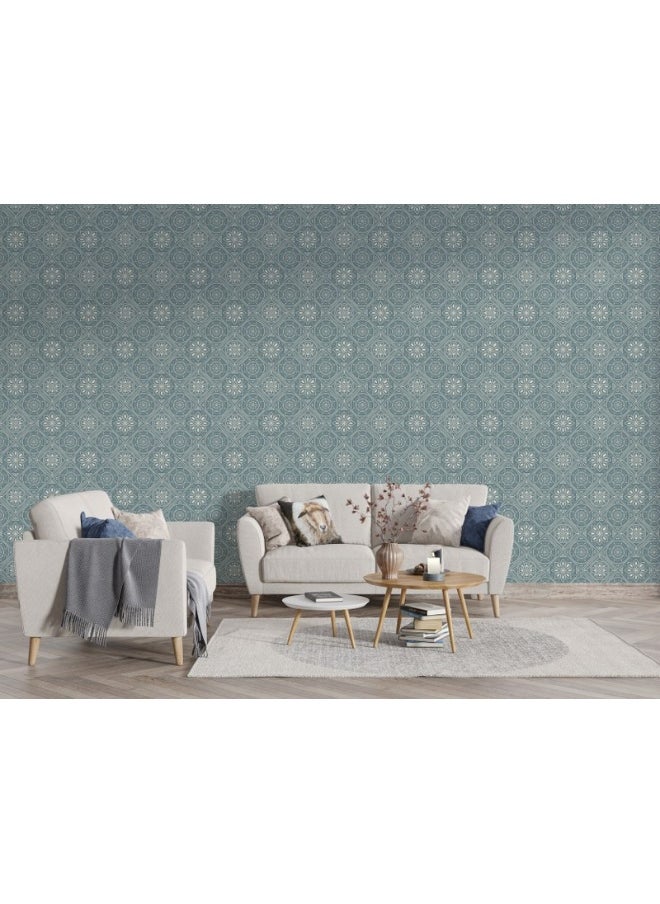 Capel Burmese Flower Fabric Wallpaper Covers An Area ​​Up To 4.2Mx3M With Adhesive  And Smoothing Tool - pzsku/ZE961104264C3DBDB28D3Z/45/_/1728392926/d67106b1-d442-43fc-bebf-319b6db9ea10